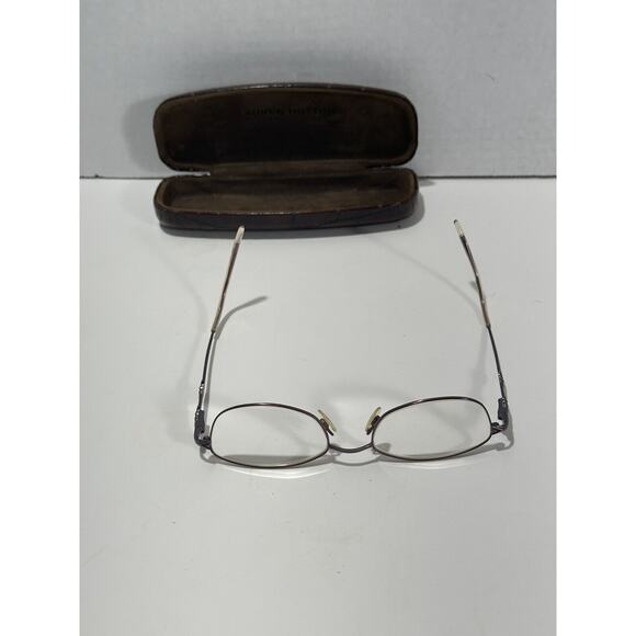 Lauren Hutton L125 Violet Eyeglasses Frames + Brown Hard Shell Case 51[]18-135MM main image 14
